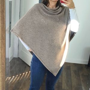 Glitzy rhinestone poncho